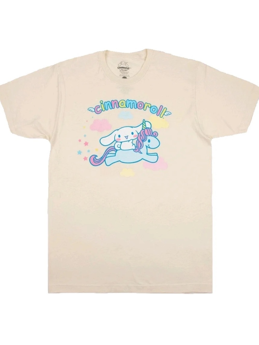 Sanrio Cinnamoroll Beige Graphic T-Shirt